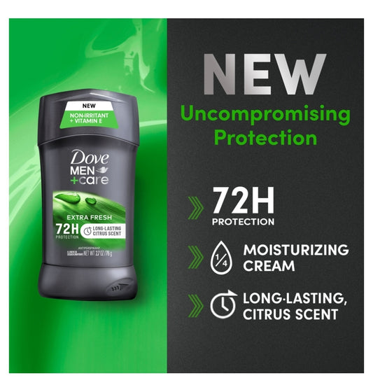 Dove Men+Care Antiperspirant Deodorant Extra Fresh (2.7 oz., 4 pk. )
