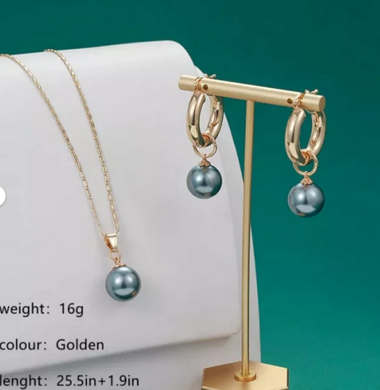 14k Gold Polynesian Jewelry Set