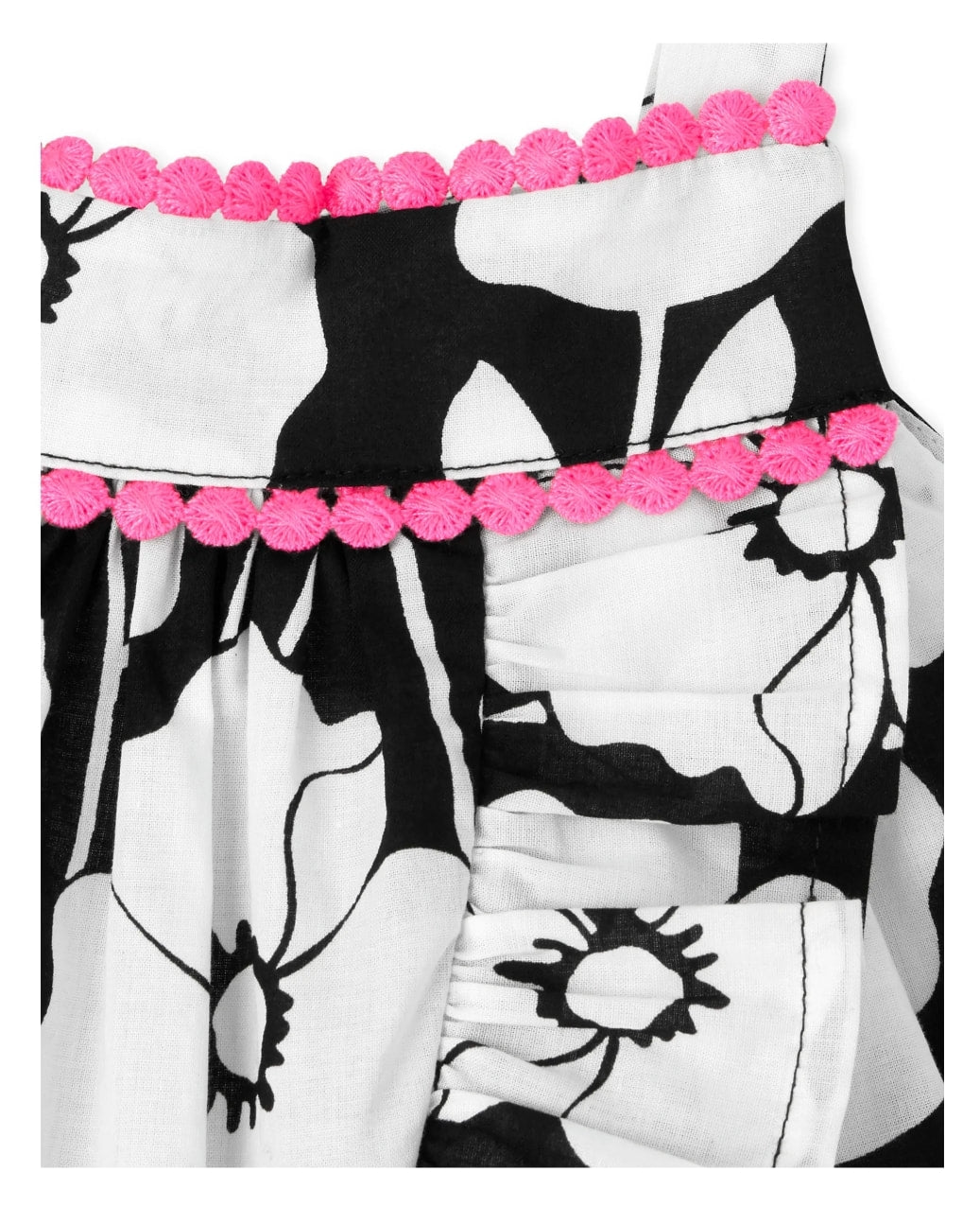 Baby Girls Floral Ruffle Dress