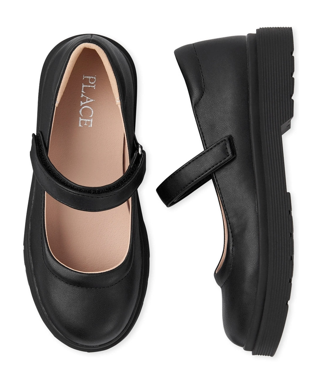 Big Girls Black Uniform Shoes
