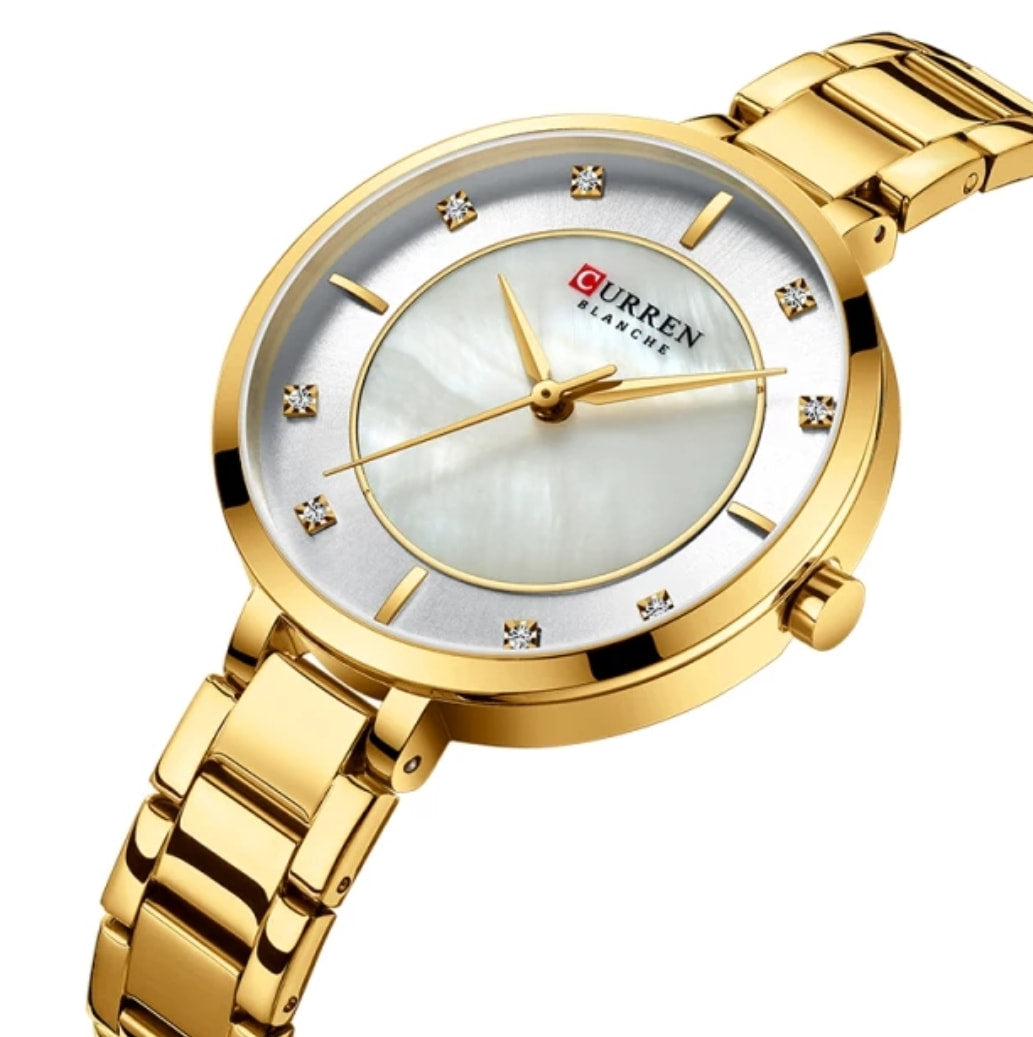 CURREN Women Links Watch - Gold