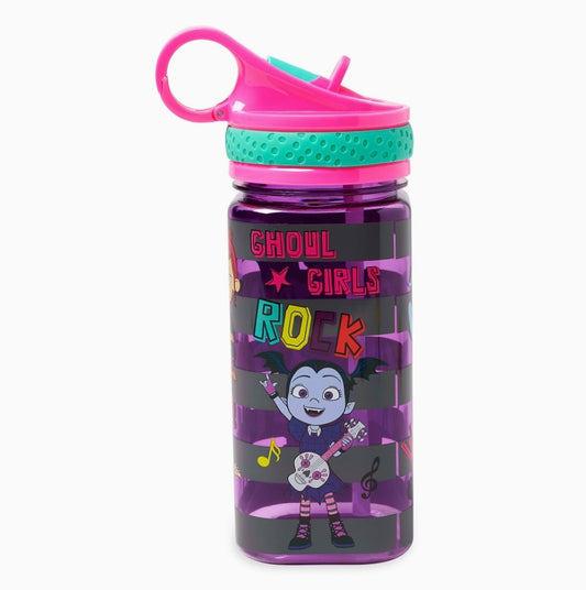 Disney Vampirina Water Bottle with Built-In Straw