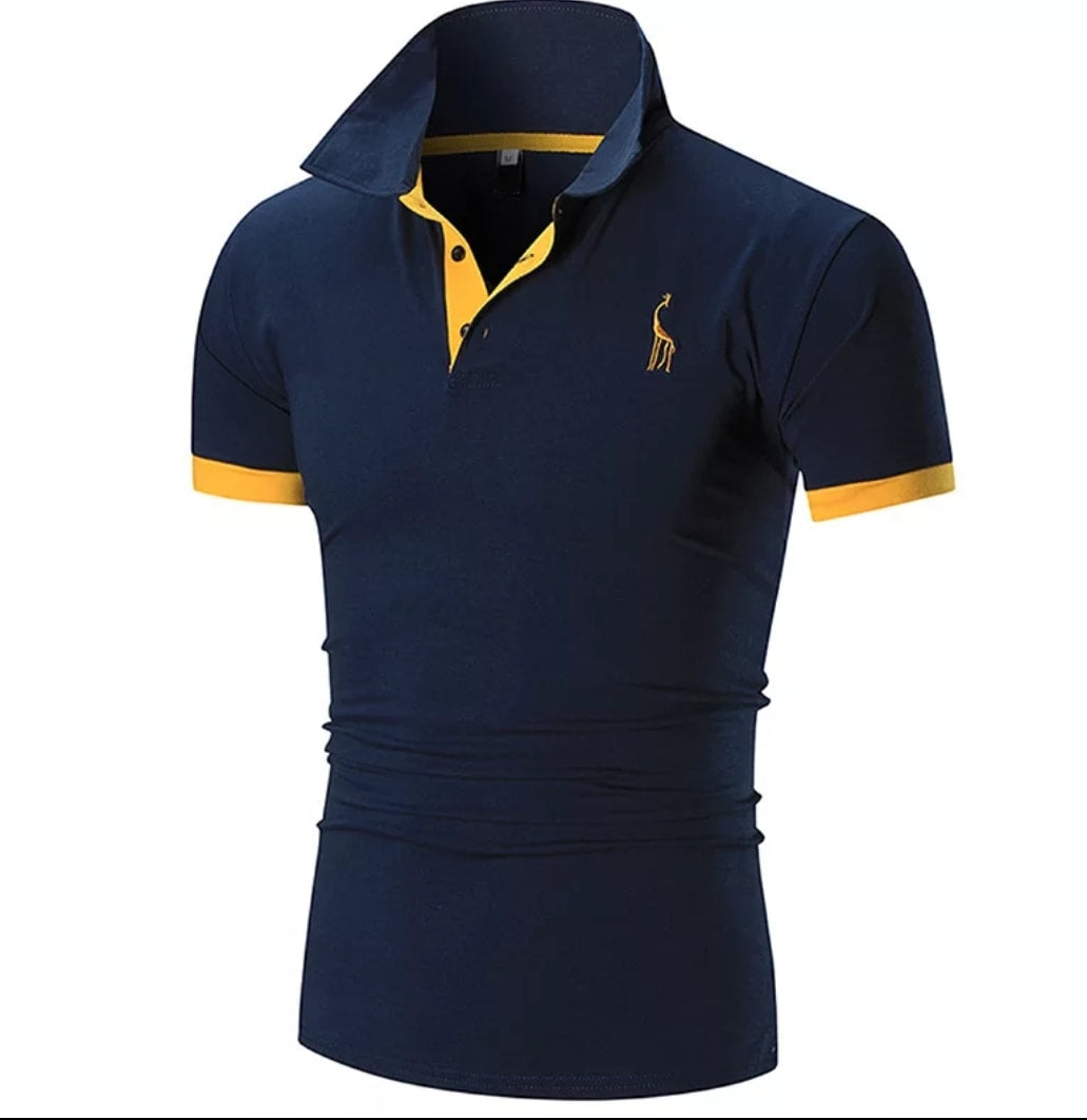 Custom Fit Polo Shirt - Dark Blue