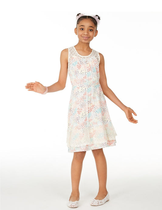 Epic Threads Big Girls Ditsy Printed Challis Dress
