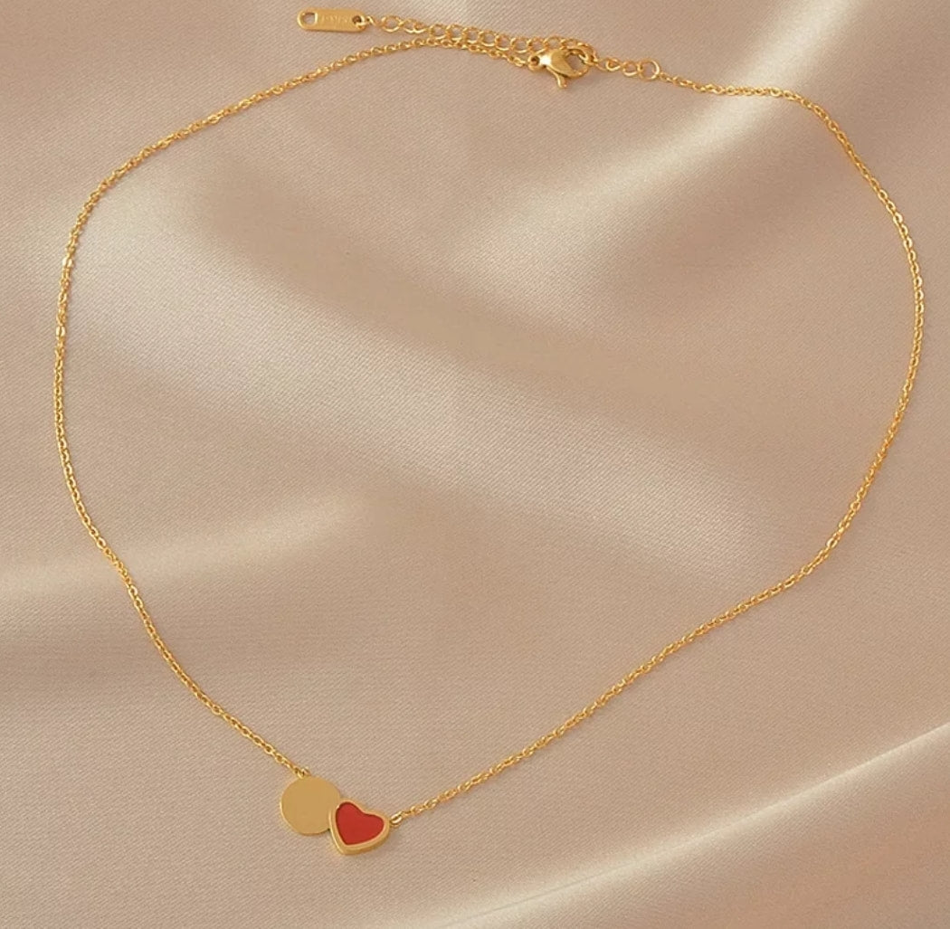 Red Heart Necklace