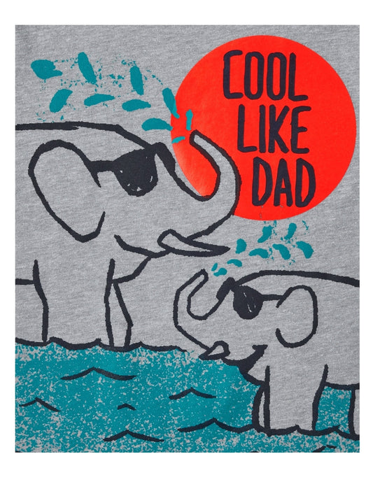 Baby And Toddler Boys Cool Like Dad Graphic Tee - S/D Dolphin