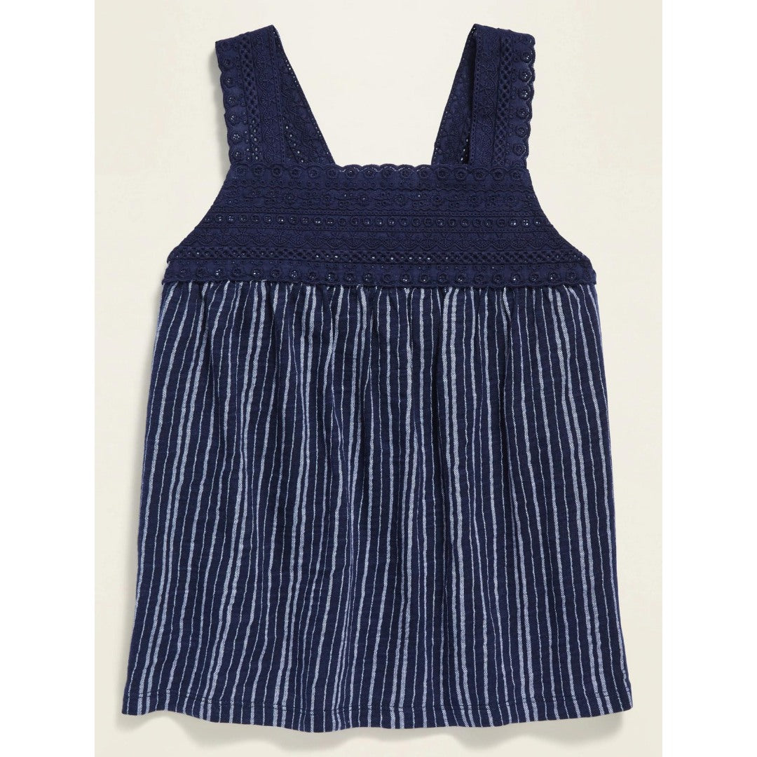 Big Girl Crochet Knit Blouse