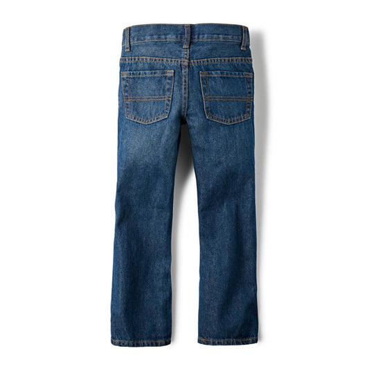 Boys Basic Bootcut Jeans - Dk Jupiter