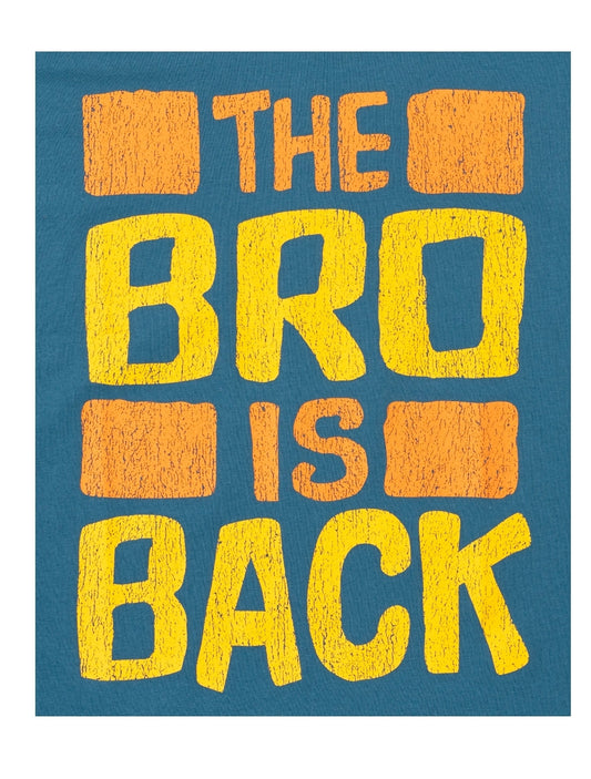 Boys Bro Graphic Tee - Bluestone