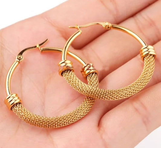 Gold-Tone Choker Party Jewelry Set