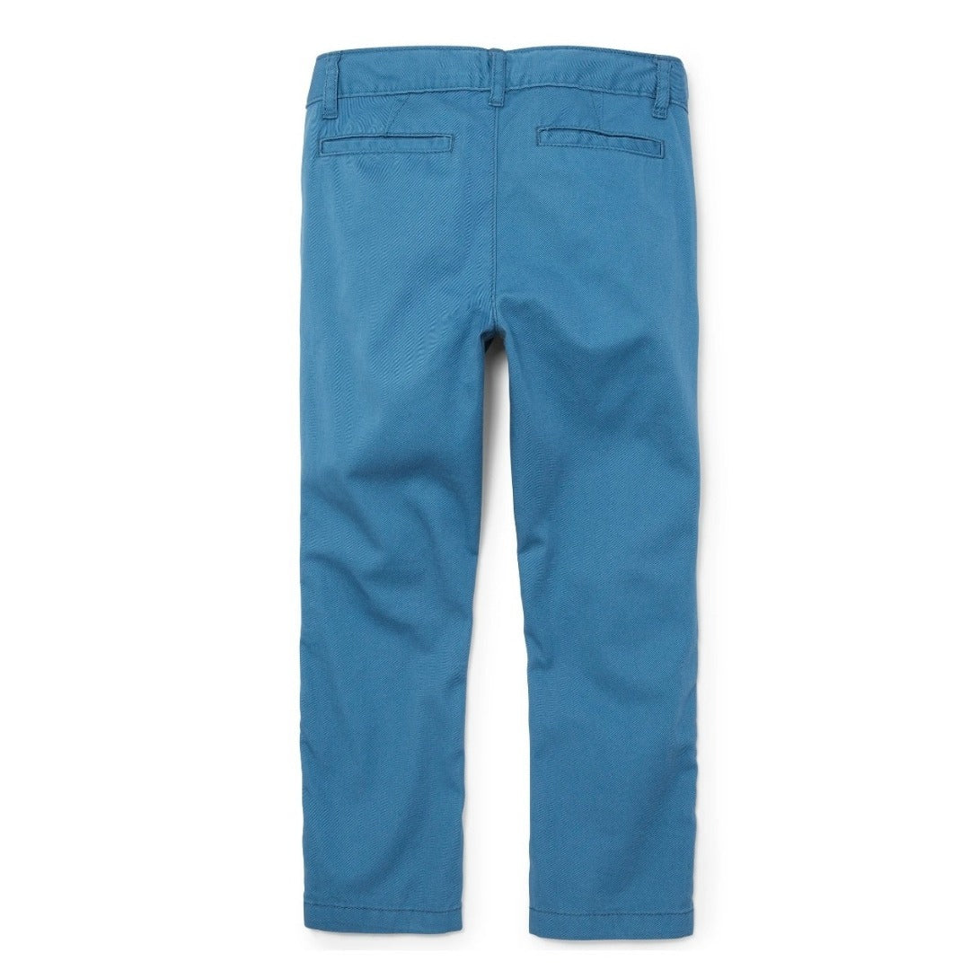 Boys Uniform Stretch Skinny Chino Pants - Bluestone