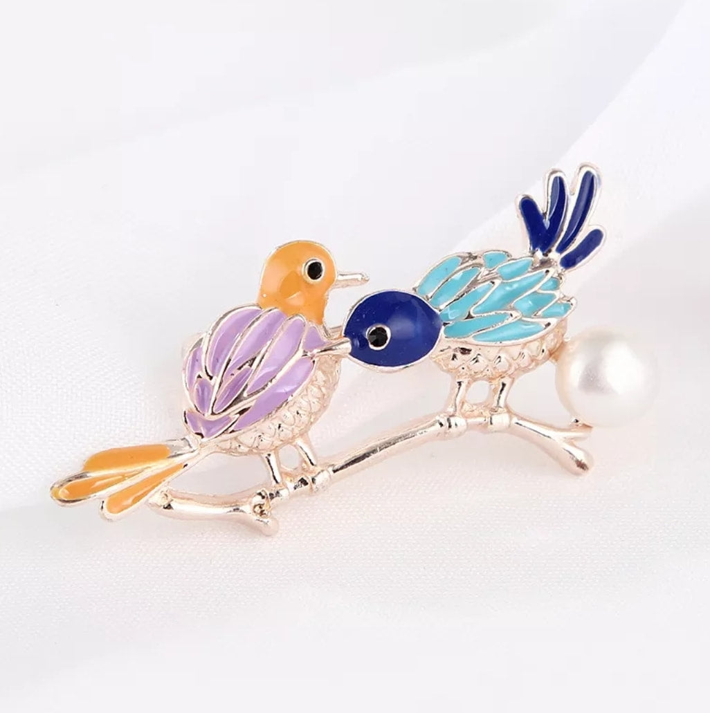 Birds Fashion Brooch