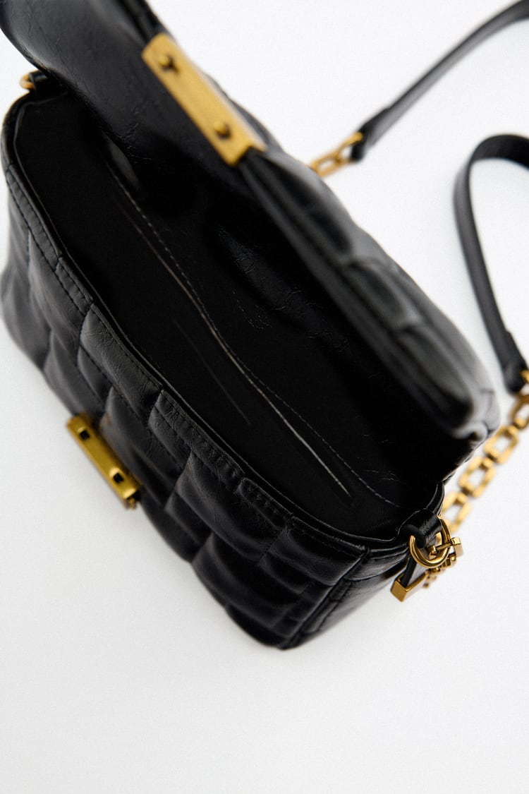 RETRO QUILTED CROSSBODY BAG