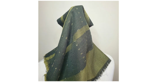 Jasmine Women's Bold Lines w/Shimmers Head Scarf