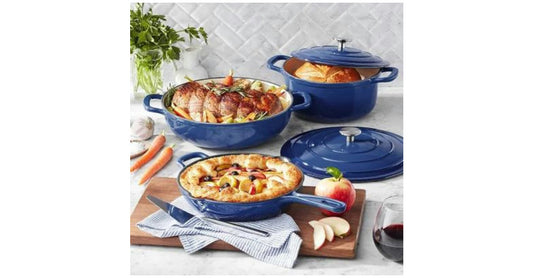 5-Piece Enamel Cast Iron Set