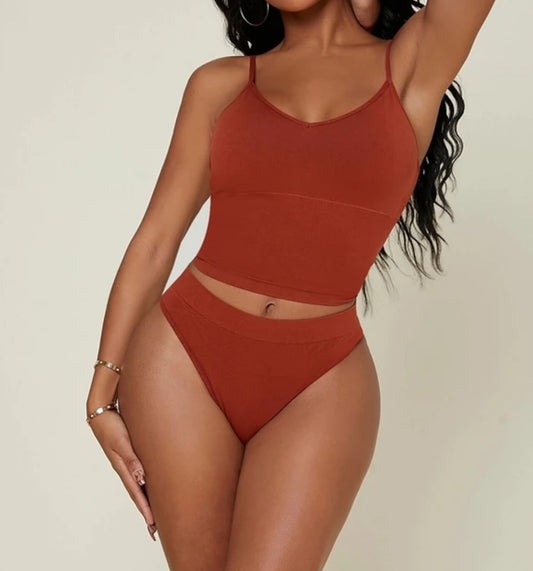 Spandex Seamless Underwear Set for Women