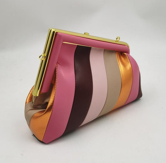 Metallic Rainbow Shoulder Party Purse