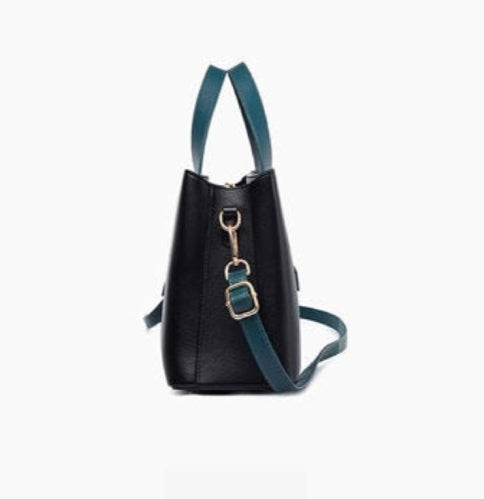 Women's Paige Custom Vegan Tote - Turquoise