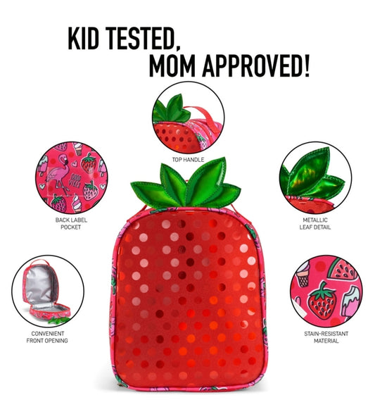 3-Piece Novelty Insulated Lunch Bag Kit (Assorted Shapes and Colors)