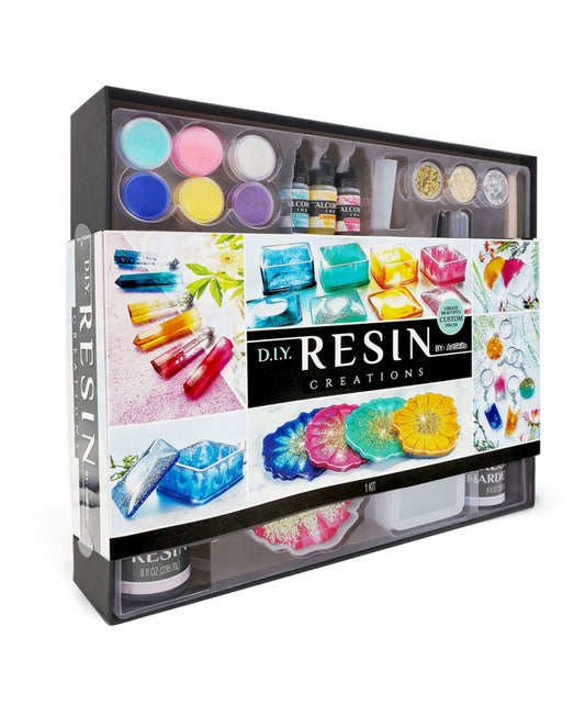 DIY Epoxy Resin Arts & Crafts Activity Kit, 41 Piece