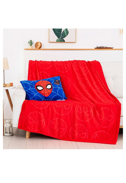 Marvel Spider-Man "I'm with Spidey" Pillow Pocket Throw 2-Pc. Set