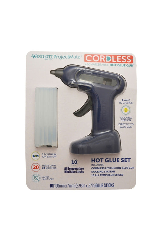 Lithium Ion Cordless Glue Gun with 10 Glue Sticks