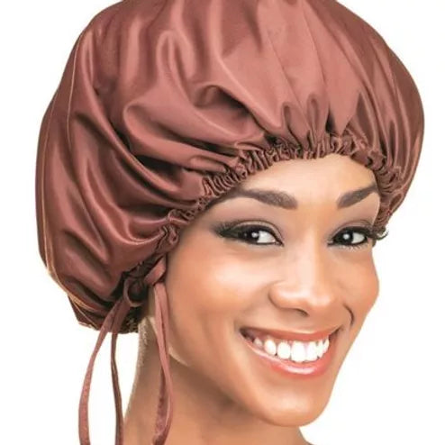 Argan, Olive Oil, Shea Butter Treated Drawstring Night Cap