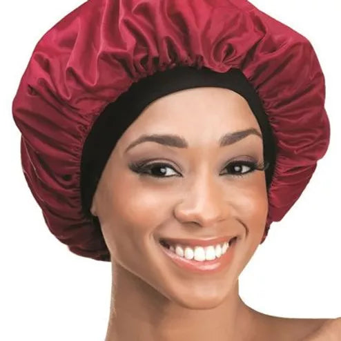 Solid Organic Argan, Olive Oil, Shea Butter Treated Sleep Cap