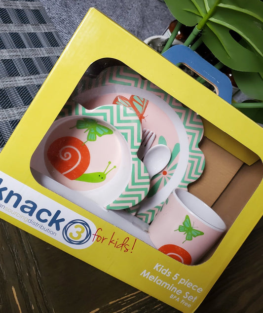 Snail & Turtle 5-piece Mealtime Set