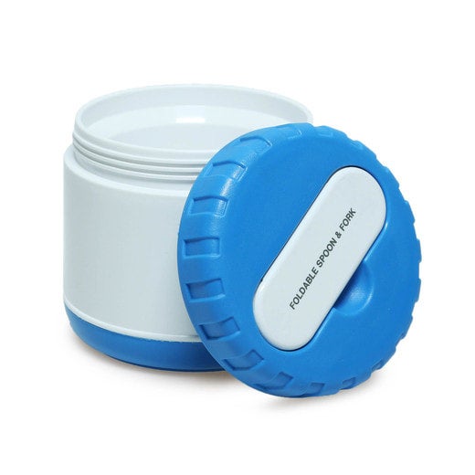 Thermal Snack Jar with Foldable Fork & Spoon