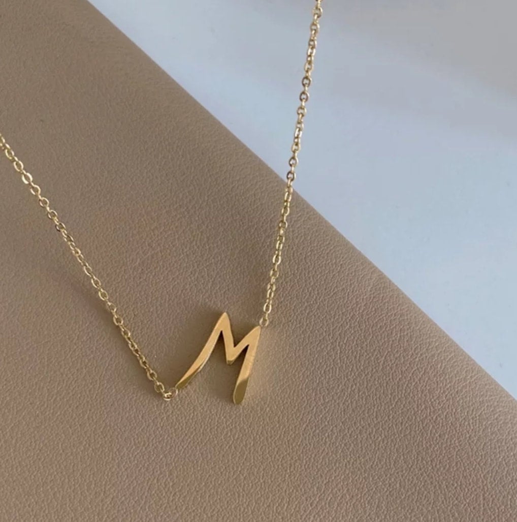 Letter M Necklace