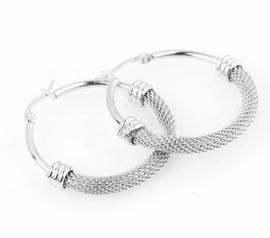 Silver Choker Party Jewelry Set