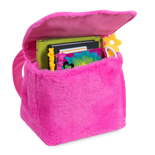 Minnie Mouse Bowtique Fuzzy Backpack
