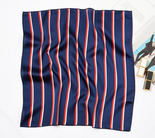 Lines Print Women's Neck Scarf