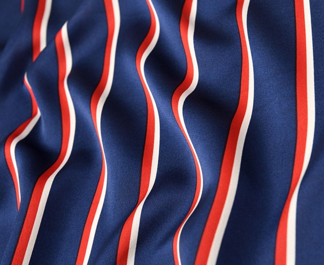 Lines Print Women's Neck Scarf