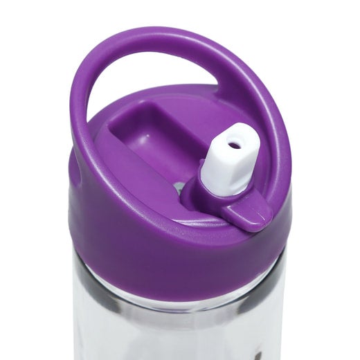 ZoLi PIP Water Bottle with Straw, 18 oz, Purple