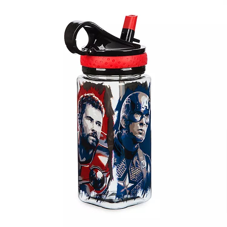 Marvel Avengers Water Bottle with Built-In Straw – Varieties Hub Co.