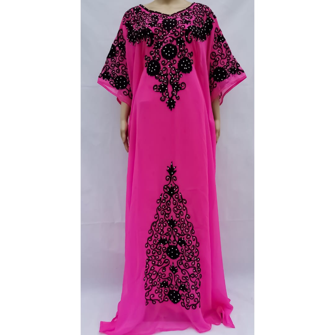 Layla Fitted Kaftan Dress