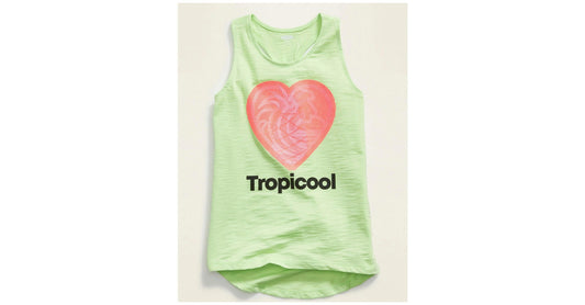 Girl Graphic Twist Back Vest