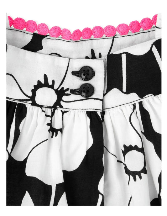 Baby Girls Floral Ruffle Dress