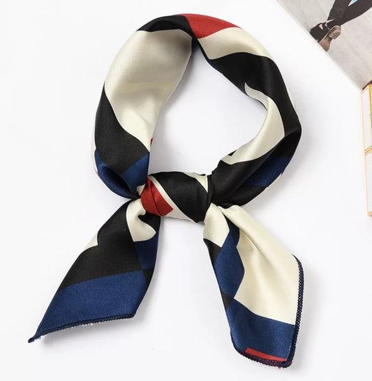 Blocks Print Women's Neck Scarf