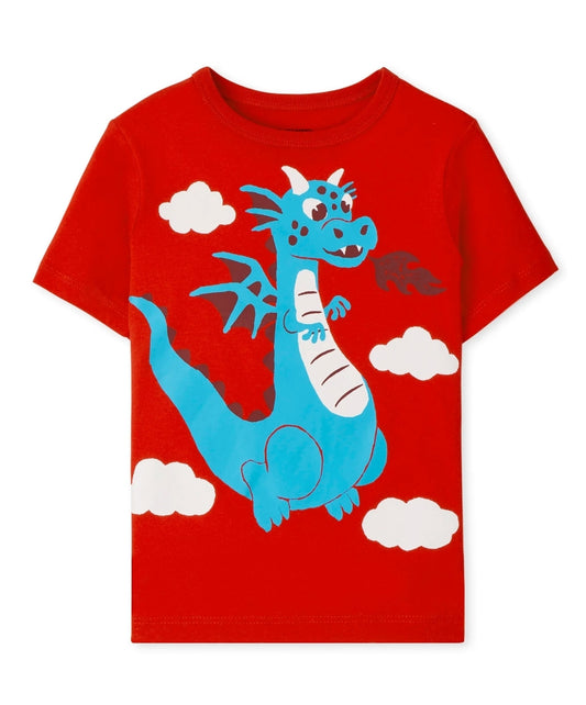 Baby And Toddler Boys Dragon Graphic Tee - Cupids Arrow