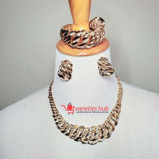 Bulky Links Brazilian Jewelry Set