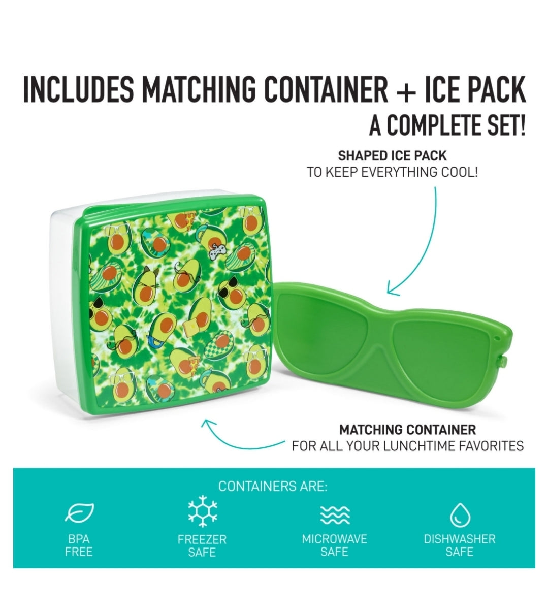  Lunch Box Ice Pack 6 Pack, Freezer Lunch Pack