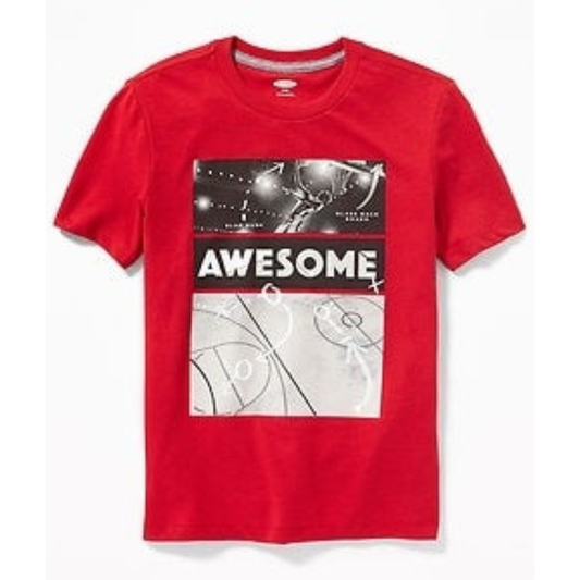Slam Dunk Short Sleeve Graphic Tee Shirt for Boys