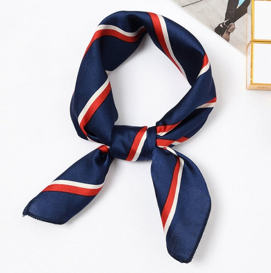 Lines Print Women's Neck Scarf