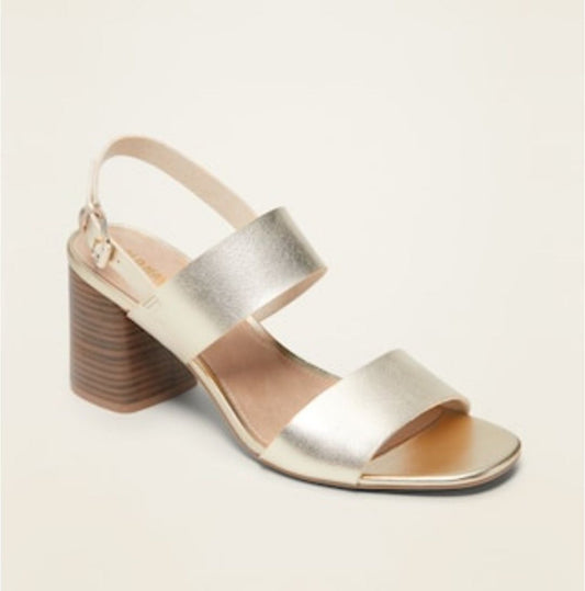 Slingback Block-Heel Sandal